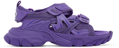 Детские фиолетовые спортивные сандалии Balenciaga Kids