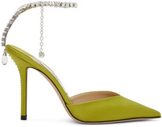 Зеленые туфли-лодочки Saeda 100 Jimmy Choo