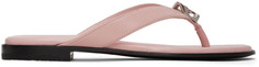 Розовые сандалии с цепочкой и пряжкой G Givenchy