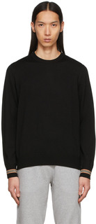 Черный свитер в полоску Icon Burberry