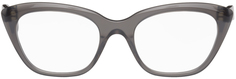 Серые очки «кошачий глаз» Balenciaga