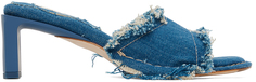 Синие босоножки на каблуке Marguerite Miista