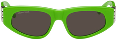 Зеленые солнцезащитные очки династии Balenciaga