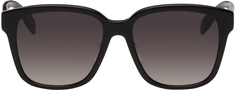 Черные солнцезащитные очки граффити Alexander McQueen