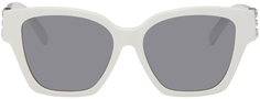 Белые квадратные солнцезащитные очки 4G Givenchy
