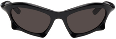Черные солнцезащитные очки летучей мыши Balenciaga