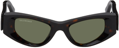 Черепаховые солнцезащитные очки Odeon Balenciaga