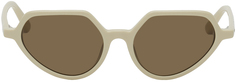 Солнцезащитные очки «кошачий глаз» Off-White Linda Farrow Edition Dries Van Noten