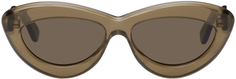 Зеленые солнцезащитные очки «кошачий глаз» Loewe