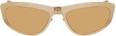 Золотые солнцезащитные очки G Trifold Givenchy