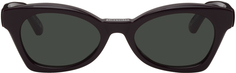 Пурпурные солнцезащитные очки «кошачий глаз» Balenciaga