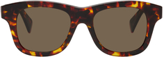 Квадратные солнцезащитные очки черепаховой расцветки Kenzo