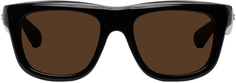 Черные квадратные солнцезащитные очки Bottega Veneta