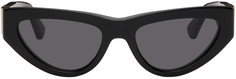 Черные солнцезащитные очки «кошачий глаз» Bottega Veneta