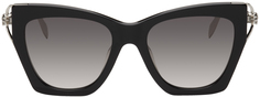 Черные солнцезащитные очки с черепом Alexander McQueen