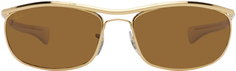 Золотые солнцезащитные очки Olympian I Deluxe Ray-Ban