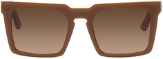 Коричневые солнцезащитные очки среднего размера Type 02 Limited Edition Clean Waves