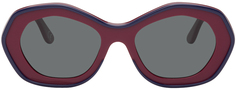 Бордовые солнцезащитные очки Retrosuperfuture Edition Ulawun Vulcano Marni