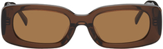 Коричневые солнцезащитные очки Show &amp; Tell BONNIE CLYDE