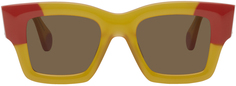 Оранжевые солнцезащитные очки Le Splash &apos;Les Lunettes Baci&apos; Jacquemus