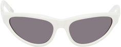 Белые солнцезащитные очки Mavericks Marni