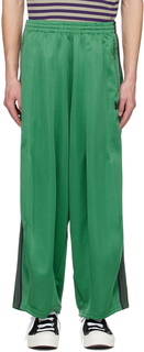 Зеленые спортивные штаны NEEDLES