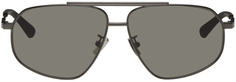 Солнцезащитные очки-авиаторы цвета бронзы Bottega Veneta