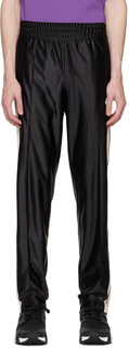 8 Moncler Palm Angels Черные блестящие спортивные штаны Moncler Genius