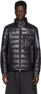 Черный пуховик Malpas Moncler