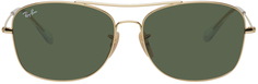 Золотые солнцезащитные очки Caravan Ray-Ban