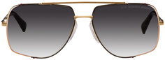 Золотые специальные солнцезащитные очки Midnight Dita