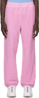 Розовые спортивные штаны наизнанку Stüssy Stussy
