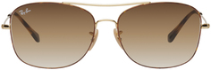 Золотые солнцезащитные очки RB3611 Ray-Ban