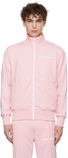 Розовая классическая спортивная куртка Palm Angels