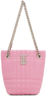 Розовая мини-сумка-мешок Lola Burberry