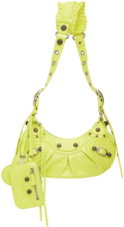 Зеленая сумка через плечо &apos;Le Cagole&apos; XS Balenciaga