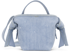 Blue Mini Musubi Shoulder Bag Acne Studios