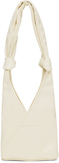 Мини-сумка с треугольными чашечками Off-White MM6 Maison Margiela