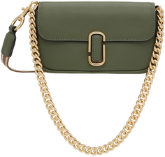 Зеленая сумка через плечо &apos;The J Marc Mini&apos; Marc Jacobs