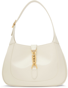 Белая маленькая сумка-хобо Jackie 1961 Gucci