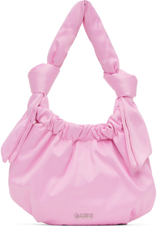 Розовая маленькая сумка для особых случаев GANNI