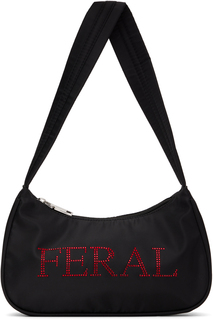 Эксклюзивная черная сумка SSENSE &apos;Feral&apos; Praying