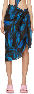 Многоцветная легкая юбка-саронг Louisa Ballou