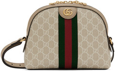 Бежевая и Off-White сумка через плечо GG Ophidia Gucci