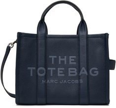 Темно-синяя объемная сумка \The Leather Medium\&quot;&quot; Marc Jacobs