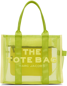 Зеленая большая сумка-тоут The Tote Bag Marc Jacobs