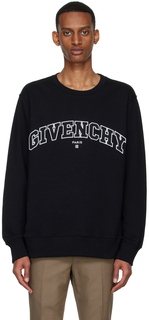 Черный хлопковый свитшот Givenchy