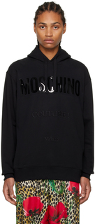 Худи черного цвета \Couture\&quot;&quot; Moschino