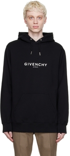 Черный худи из хлопка Givenchy