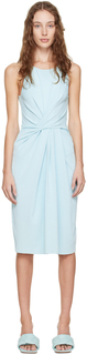 Голубое мини-платье Twist Bottega Veneta